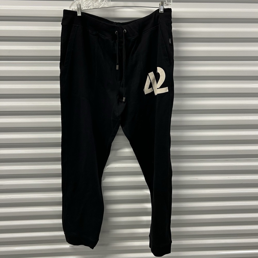 MVP Collection Jogger Lounge Sweat Pants Mo Vaughn Big Tall 2XL Black 34 Inseam